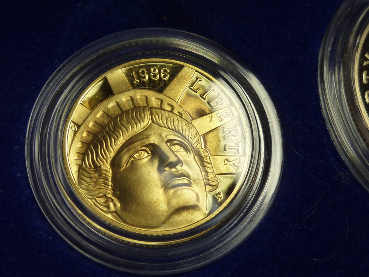 自由の女神 記念コインセット UNITED STATES LIBERTY COINS 金銀銅 