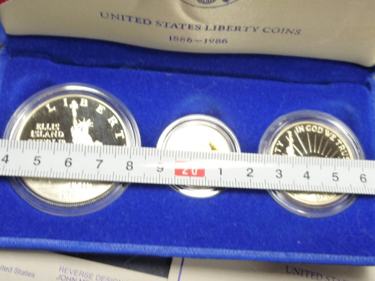 自由の女神 記念コインセット UNITED STATES LIBERTY COINS 金銀銅 