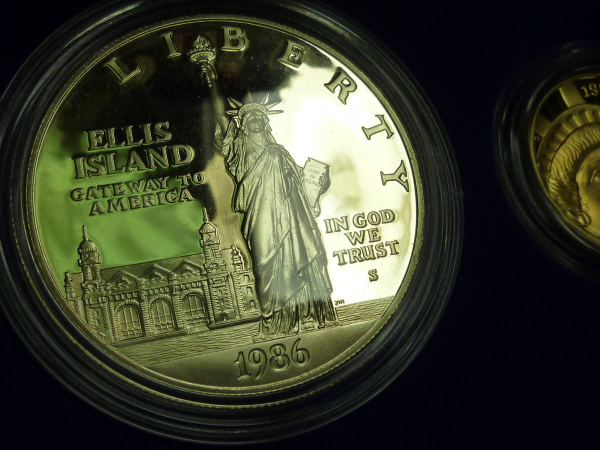 自由の女神 記念コインセット UNITED STATES LIBERTY COINS 金銀銅 