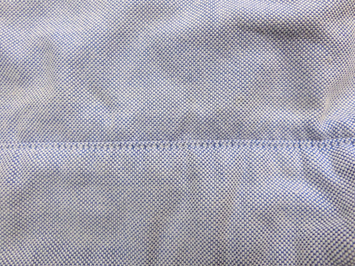 SS139■ブルックスブラザーズ 胸刺繍 半袖 シャツ (M) OX ボタンダウン プルオーバー