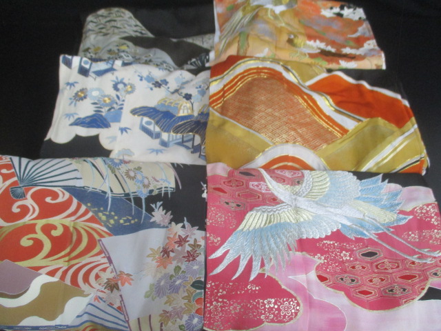 人気定番，2025 黒留袖 高級着物 六枚まとめ売り アンティーク 和服 金駒刺繍 扇子 紅葉 孔雀 ドレス ワンピース お稽古 お茶会 夢職(留袖)｜売買されたオークション情報、yahooの商品情報をアーカイブ公開 - 留袖