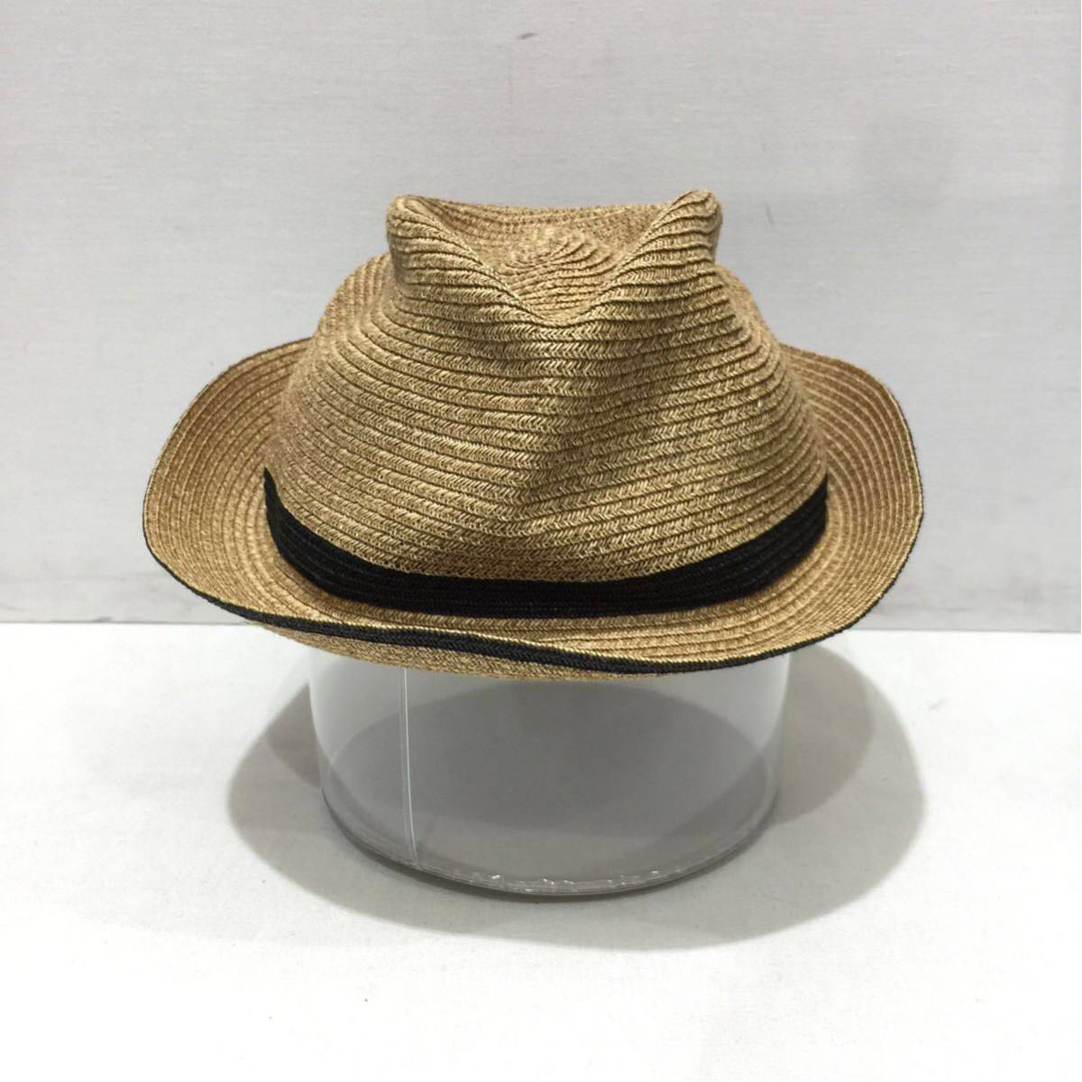 mature ha.マチュアーハ BOXED HAT ブラック 麦わら帽子 新商品
