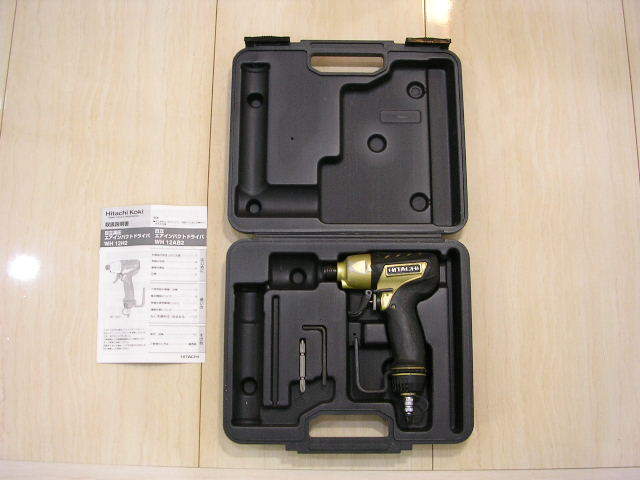 日立☆高圧エアインパクトドライバーWH12H2☆HITACHIプロ用釘打ち機