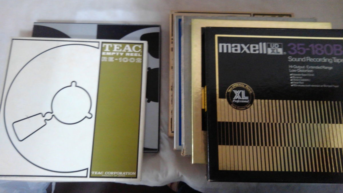 maxell他、オープンリールテープまとめて7点で！！ オープンリール