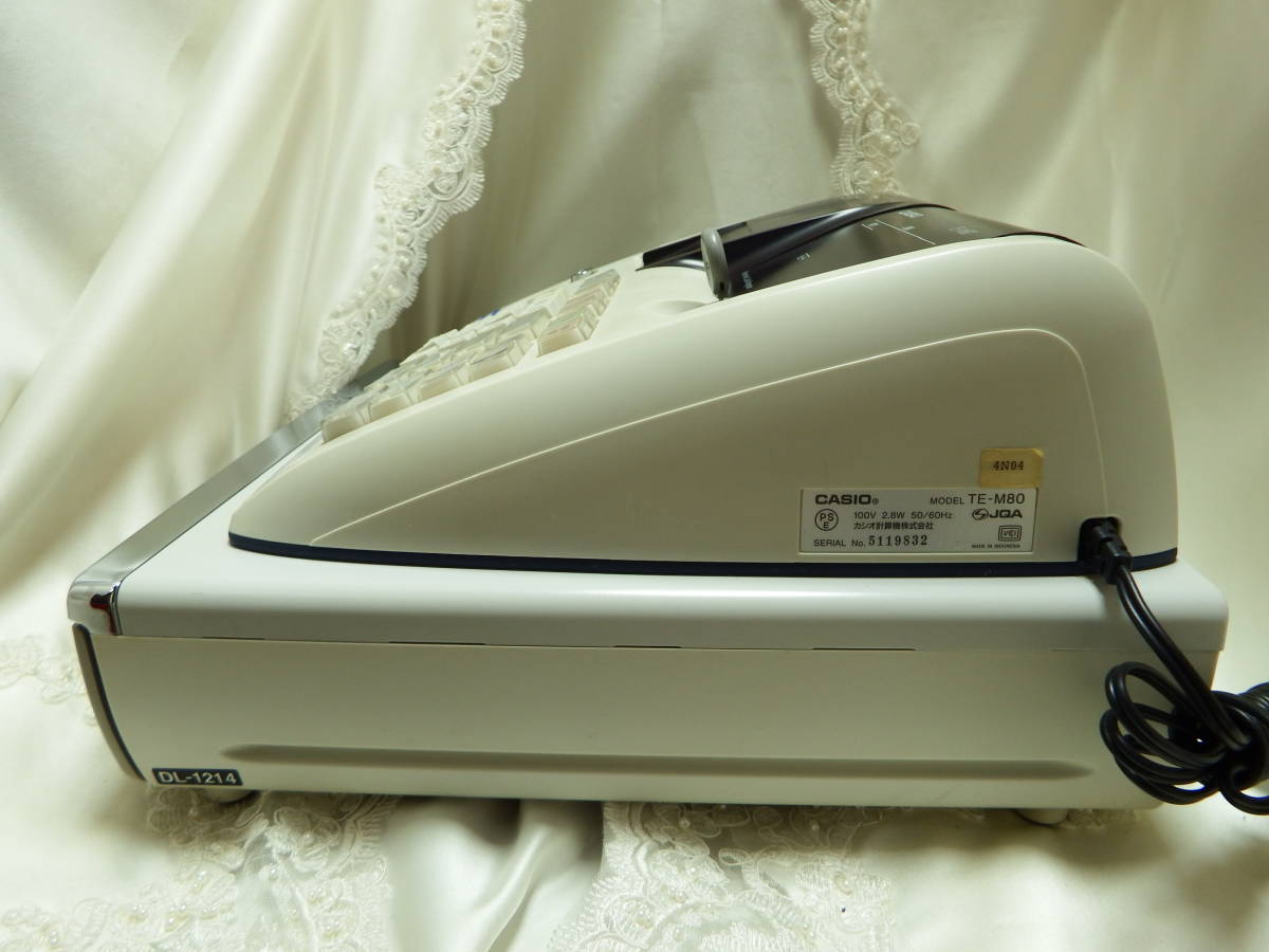 ◇カシオ電子レジスター◇ TE-M80 中古品 動作OK 【公式通販】