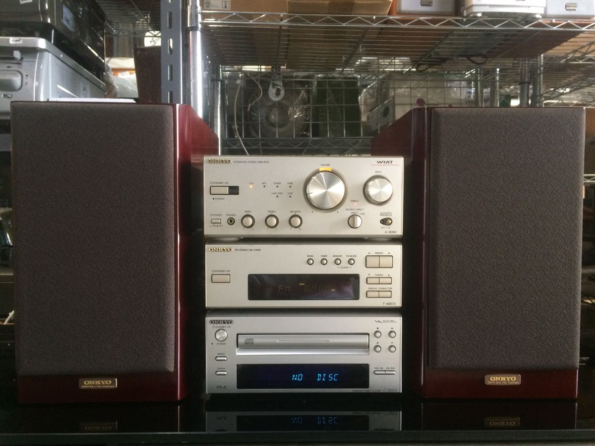 ONKYO INTECシリーズ A-909X C-705FX T-405TX D-102EXG コンポセット 