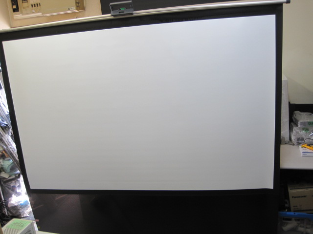 ☆IZUMI-COSMO☆自立式 80型 プロジェクタースクリーン☆RS-80V☆15981