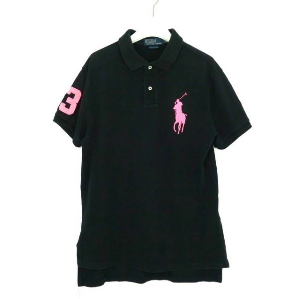 ラルフローレン Ralph Lauren 半袖 ポロシャツ メンズ L ブラック