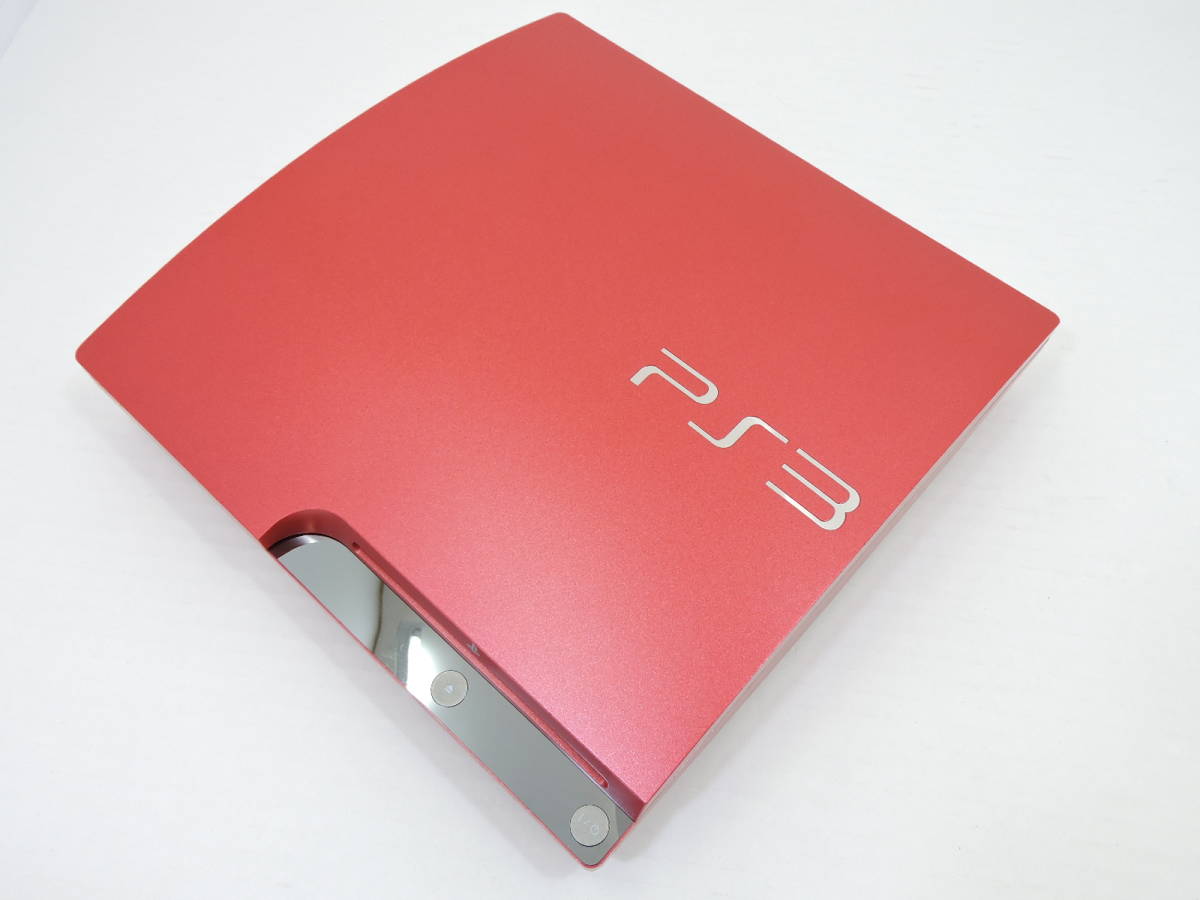 054A287] PS3 本体 320GB CECH-3000B SR + ソフト 5本セット 