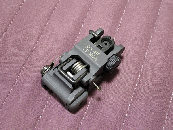 Sight ARMS A.R.M.S. Rear 40L - Flip Low Profile 実物A.R.M.S. #40L