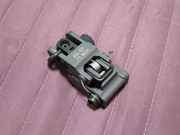 実物]A.R.M.S. #40L-SP Flip Up Rear Sight リアサイト アイアンサイト