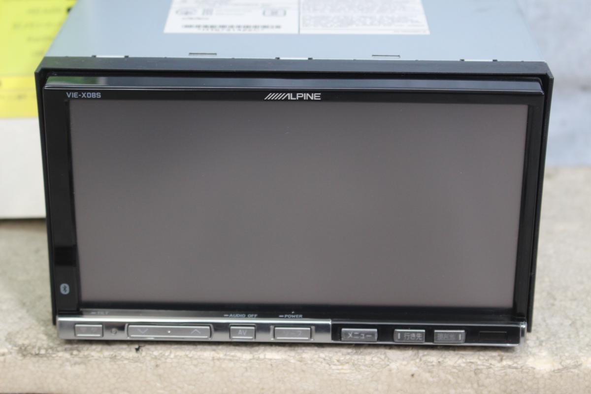 アルパイン HDDナビ VIE-X08S ALPINE 地デジ HDD フルセグ DVD 年版 