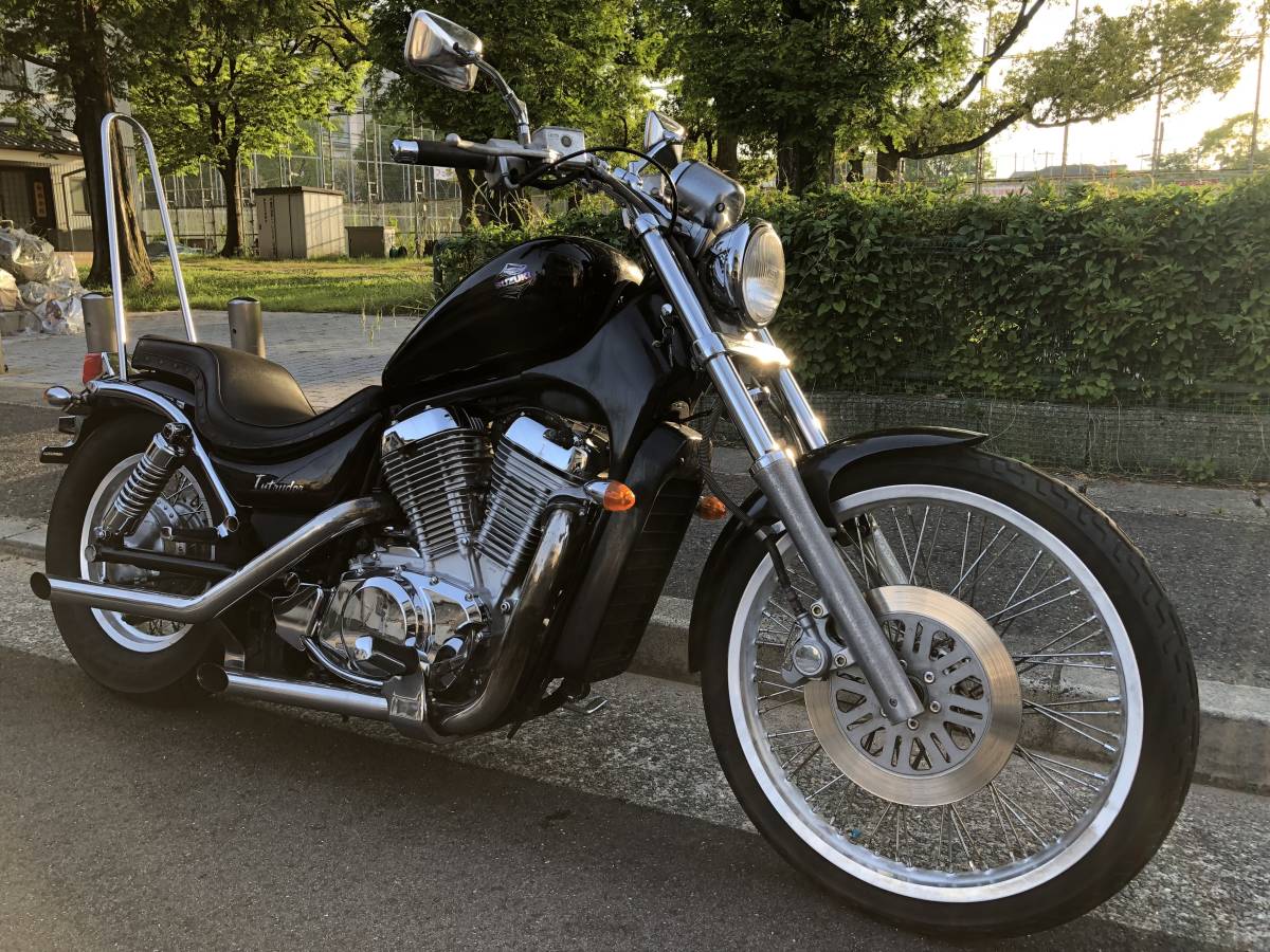 神戸 売り切り！スズキ SUZUKI イントルーダー 400CC VK51A 自賠責保険 