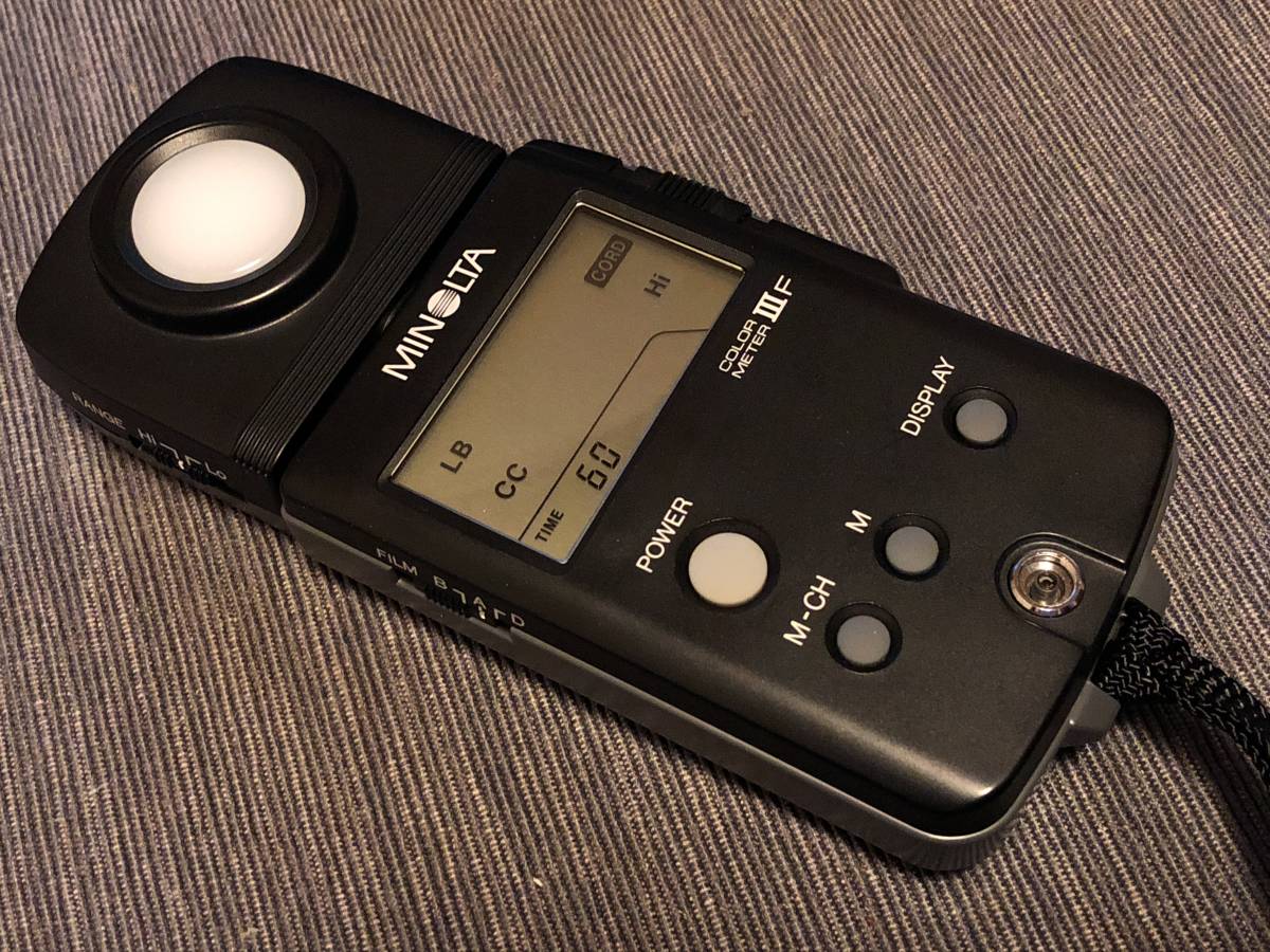 美品 ミノルタ COLOR METER III F (カラーメーター) カラーメーター 