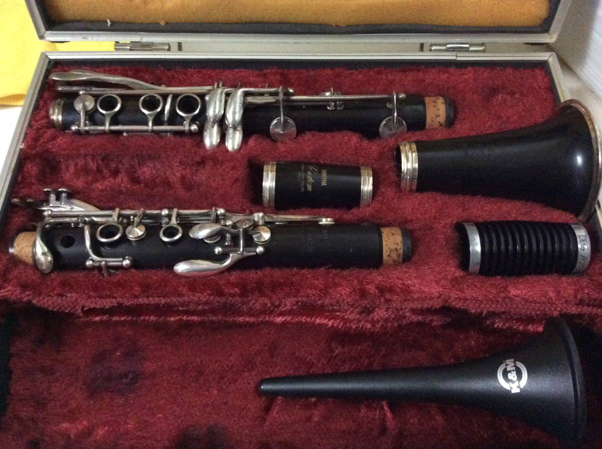 ヤマハ クラリネット ケース付き☆YAMAHA CUSTOM☆ヤマハ 木管楽器