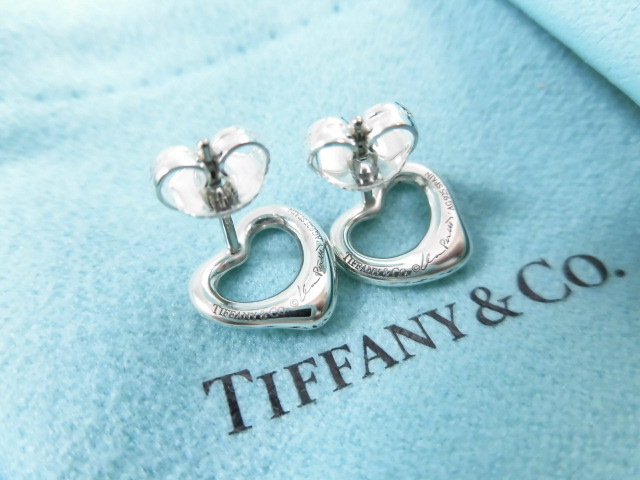 Tiffany & Co. リターントゥ ハート ピアス シルバー925 正規良品