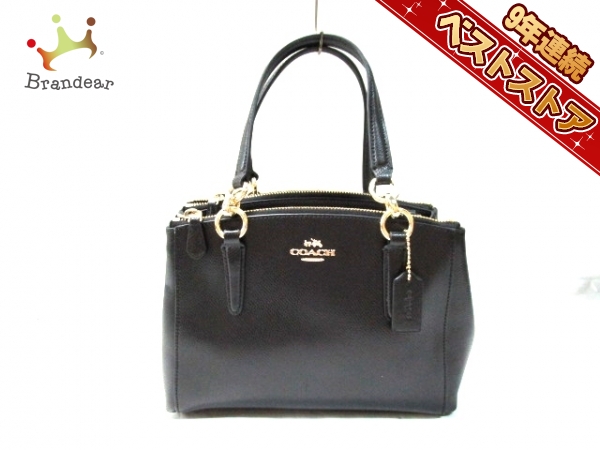 コーチ COACH バッグ ハンドバッグ レザー 黒 F36704 ミニ クリスティ 