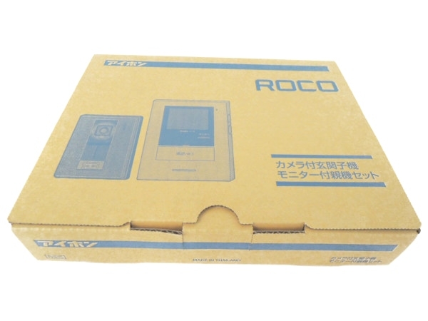 未使用 アイホン ROCO JQ-12E テレビドアホンセット カメラ付き玄関子機 モニター付 Y3171063