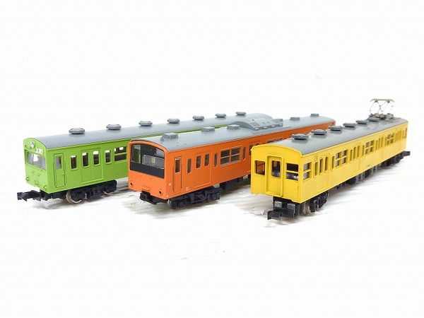 KATO 201系 試作車 オレンジ 4両セットジャンク KATO 201系 試作車
