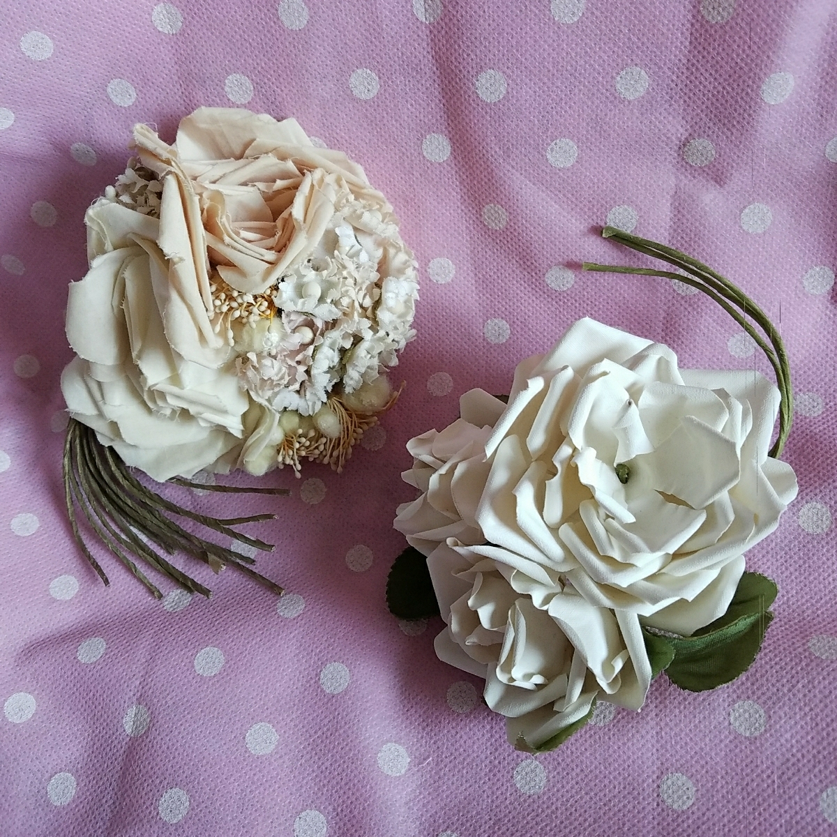 ピンクハウス　インゲボルグ コサージュ【美品】 1円～美品ピンクハウス・インゲボルグ花コサージュセット ブローチ