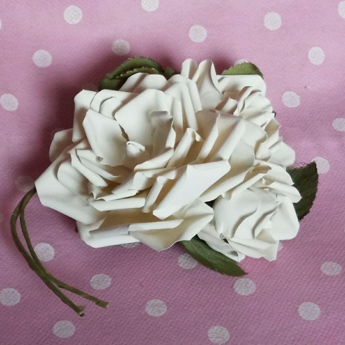 1円～美品ピンクハウス・インゲボルグ花コサージュセット ブローチ