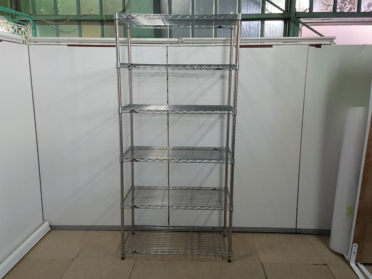 ④/1○激安○エレクター/ERECTA○6段メタルラック/収納棚/キャビネット○