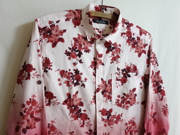 人気，本物保証 TORNADO MART トルネードマート グラデーション 花柄 プリントシャツ M 比翼仕立て THS-1605 ベンジー BJC 浅井健一 GACKT(Mサイズ)｜売買されたオークション情報、yahooの商品情報をアーカイブ公開 - 男性用