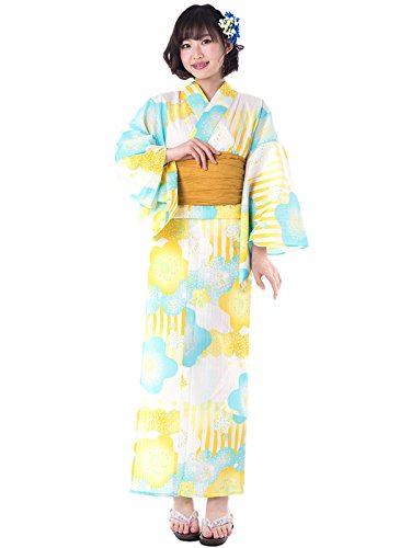 定番，セール キョウエツ KYOETSU レディース浴衣4点セット 綿麻 fy26 綿麻浴衣/半幅帯/下駄/浴衣肌着 S FM-13(浴衣)｜売買されたオークション情報、yahooの商品情報をアーカイブ公開 - オークファン その他