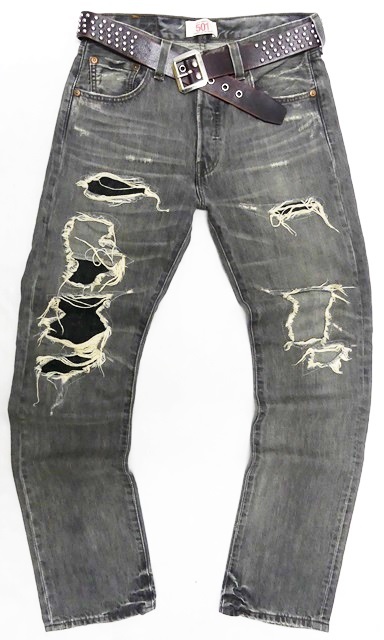 リーバイス501 W29 ハードダメージ加工 ジーンズ Levis メンズ パッチワーク ボトムス ブラック デニム ビンテージ加工 鬼ヒゲ W29 売買されたオークション情報 Yahooの商品情報をアーカイブ公開 オークファン Aucfan Com