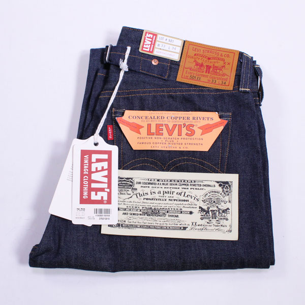 未使用品 米国製 LEVIS LVC 37501-0010 501xx 1937年モデル コーン  