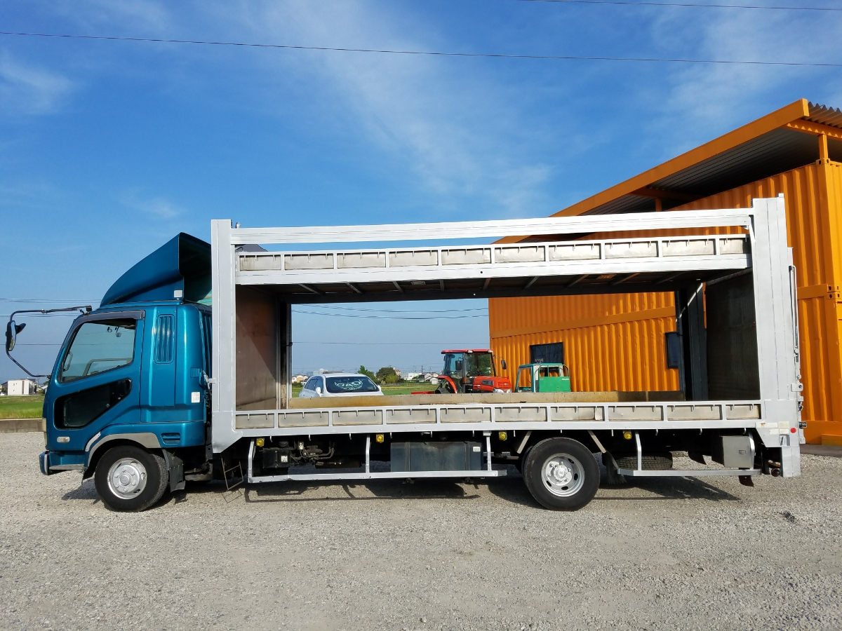 H 16年式 三菱 ファイター バイク運搬車 リアパワーゲート 2階部分パワーゲート ワイドボディ 美車 Nox Pm適合車 4tトラック 中型トラック 売買されたオークション情報 Yahooの商品情報をアーカイブ公開 オークファン Aucfan Com