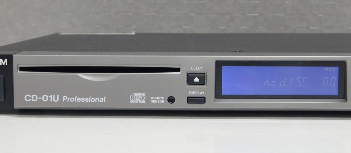 CD-01U TASCAM 業務用 CDプレーヤー | タスカム 1U (日本) PRO CD 