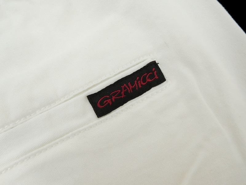 新品 GRAMICCI グラミチ NN-SHORTS 製品染め ストレッチ ベルト付き クライミング ショートパンツ ショーツ 白 M / n614-9