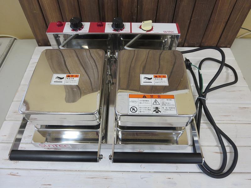 鹿児島発送)サンテック 業務用ホットスナッカー(ホットサンドメーカー