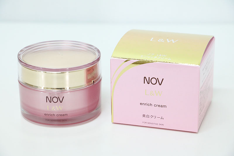 3箱】NOV ノブ L&W エンリッチクリーム <美白クリーム> 48g ノブ