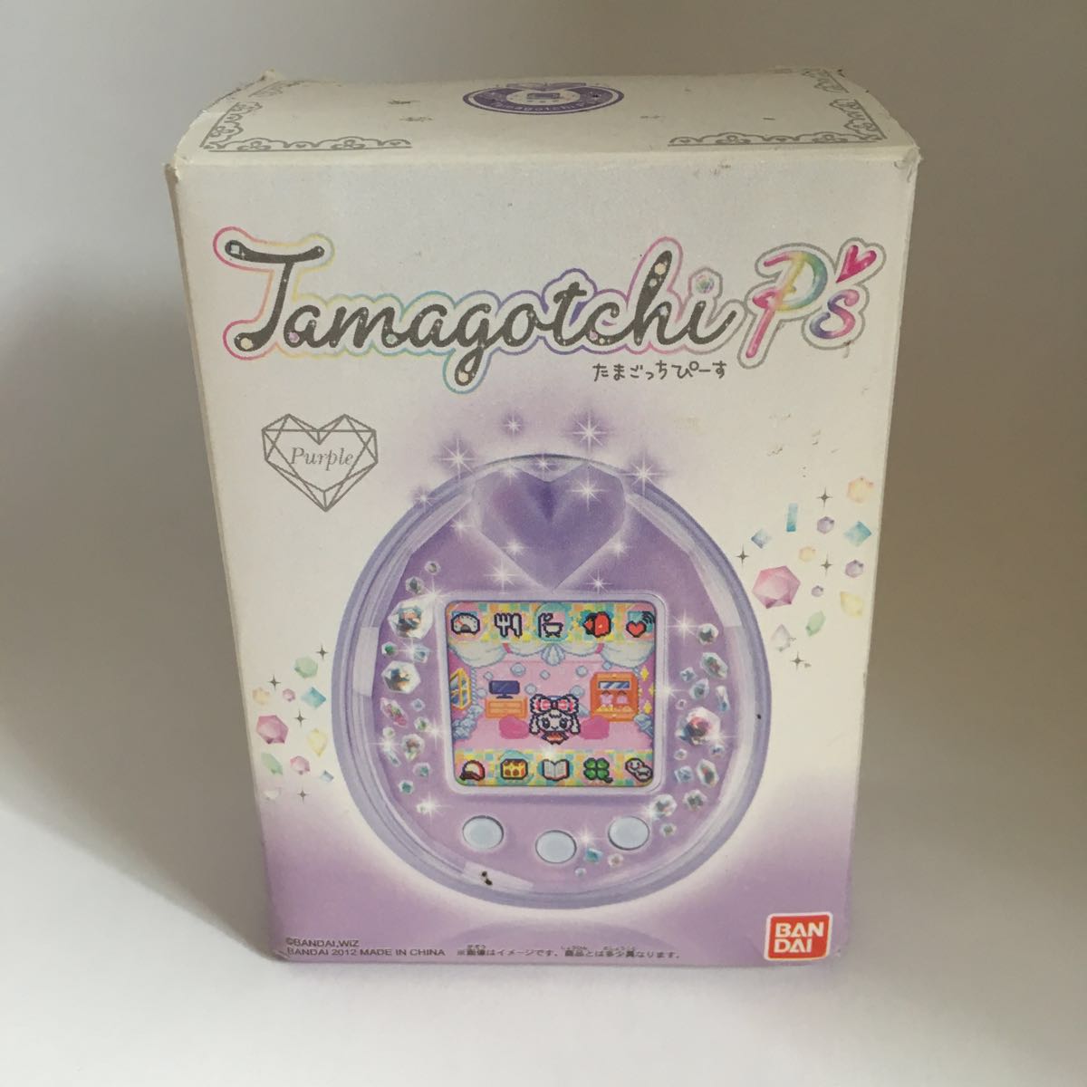 未使用品 Tamagotchi P's パープル たまごっち ぴーす ピース バンダイ