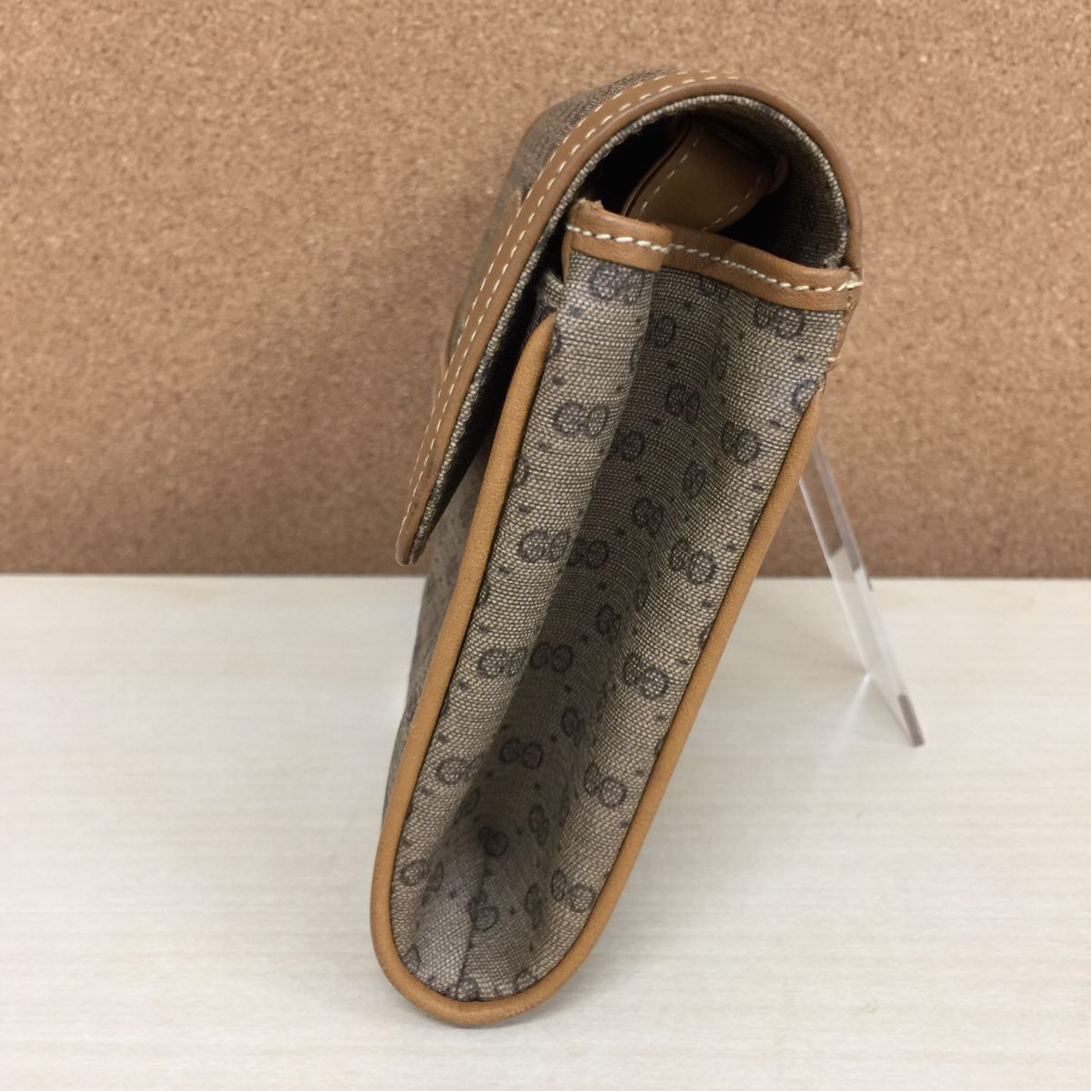グッチ GUCCI ショルダーバッグ 美品 オールドグッチ GG ブラウン 
