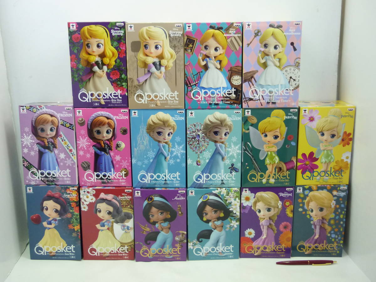 激安大特価，送料無料 6-151 ディズニー Q posket 白雪姫 ジャスミン アナ エルサ ラプンツェル等 全16種(その他)｜売買されたオークション情報、yahooの商品情報をアーカイブ公開 - オークファン その他