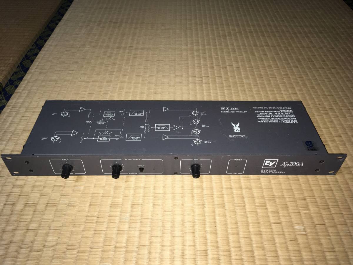 中古：動作品】Electro-Voice SXシリーズ用システムコントローラXp200A