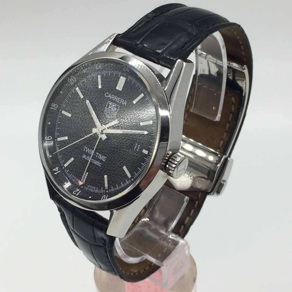 美品 TAG Heuer CARRERA TWIN-TIME タグホイヤー カレラ ツインタイム 