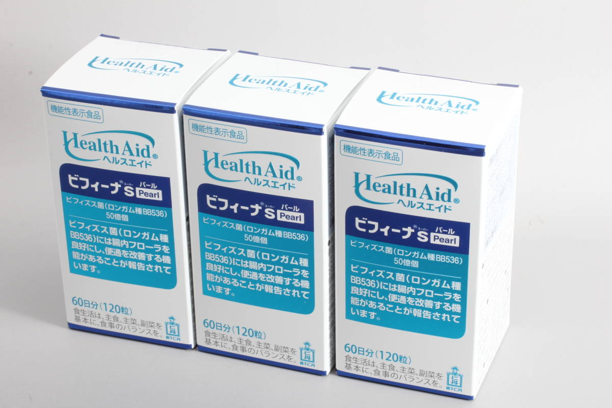 SALE，新作登場 森下仁丹 ヘルスエイド ビフィーナSパール 120粒 60日分&times;3個 管理番号E(健康食品)｜売買されたオークション情報、yahooの商品情報をアーカイブ公開 - オークファン その他