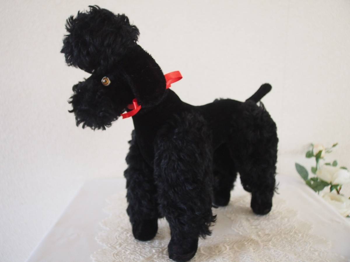Steiff プードル Snobby Poodle シュタイフ - ブラック メルカリ 