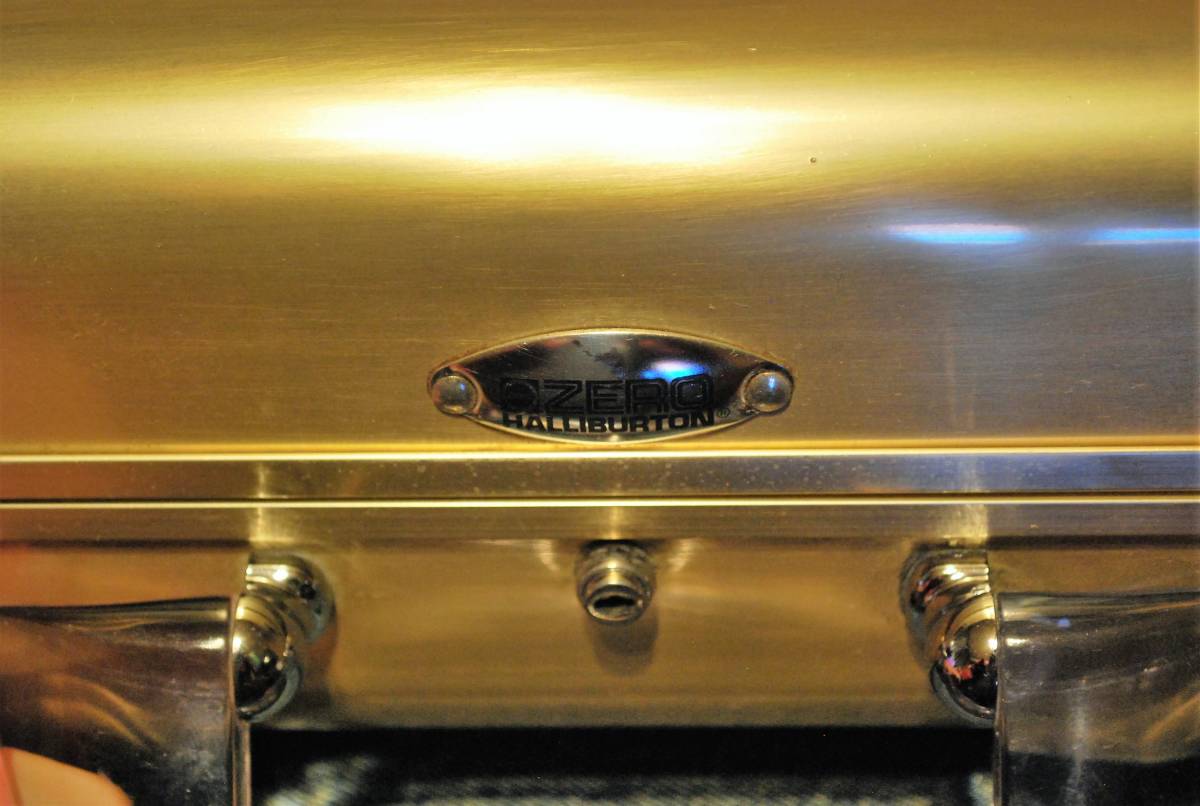 ヴィンテージ ゼロハリバートン ミニ アタッシュケース シャンパンゴールド ZERO HALLIBURTON（ゼロハリバートン） ミニ アタッシュケース