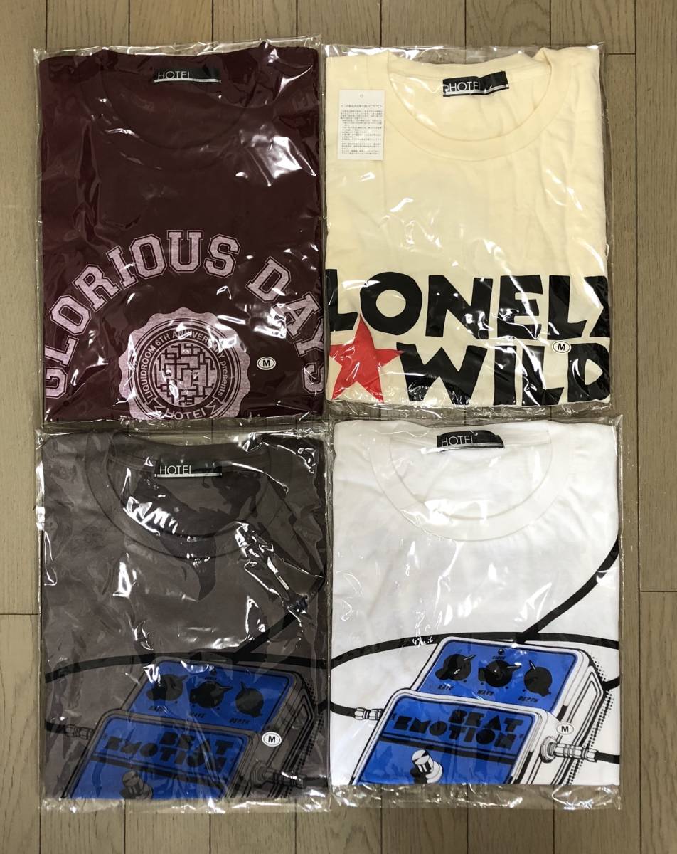 送料無料／布袋寅泰、Tシャツ4枚&ショッピングバッグ