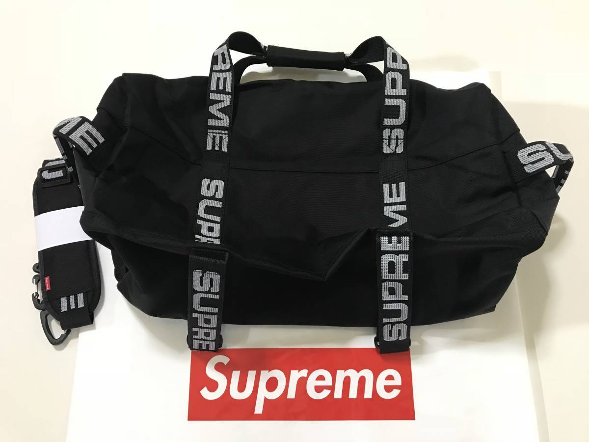 Supreme Duffle Bagシュプリーム18ssダッフルバッグBlack黒Cordura新品