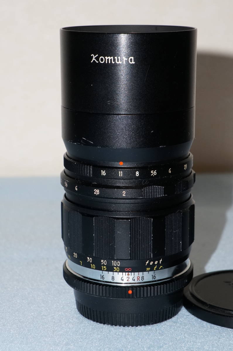 ☆コムラー 105mm F2 KOMURA Sankyo Koki 105mm F2 大口径