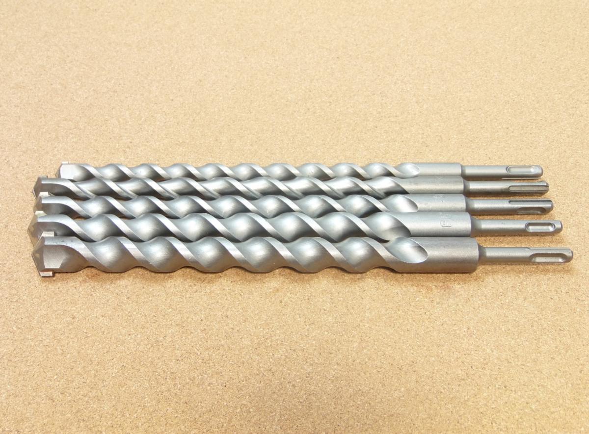 コンクリートドリル 刃径18 28mm 5本セット 全長350mm SDS ドリルビット ハンマードリルキリ 振動ドリル刃 BOSCHボッシュ ...