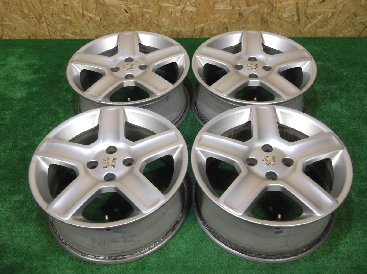 【限定SALE，お得】 プジョー純正 17X7J PCD108 4H 4本 商品管理番号A17-0486-B(純正品)｜売買されたオークション情報、yahooの商品情報をアーカイブ公開 - オークファン 4穴