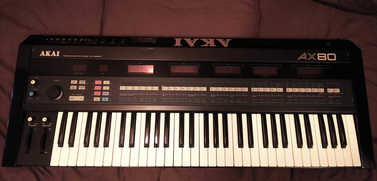レア】AKAI AX80 8ボイス・ポリフォニックシンセサイザー AKAI
