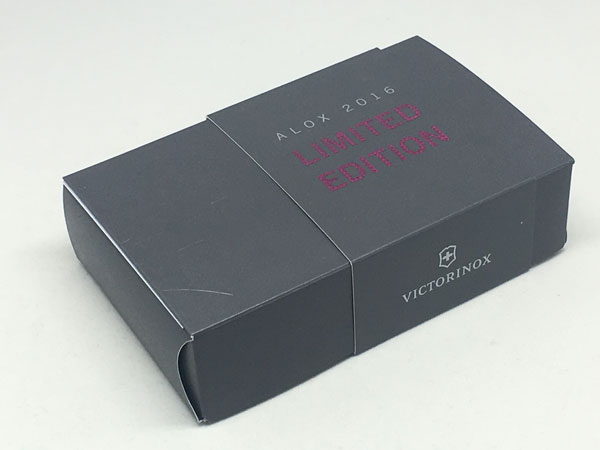 送料無料 VICTORINOX(ビクトリノックス)ALOXリミテッドエディション2016 カデットAL LE2016 0.2601.L16